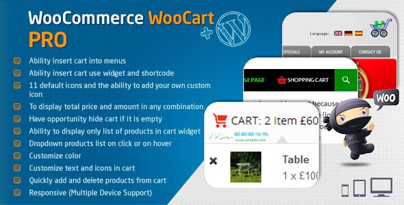 Woocommerce购物车插件 - WooCart Pro v2.5.1(汉化)-windslfy