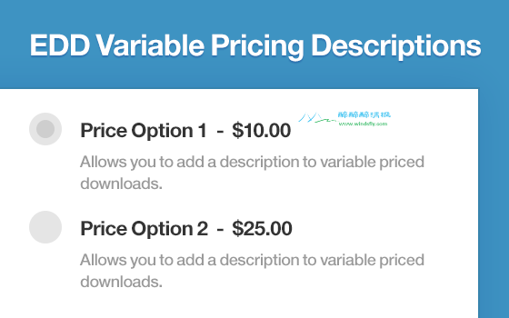 Easy Digital Downloads插件 – Variable Pricing Descriptions v1.0.3(汉化)-windslfy